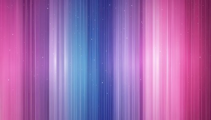 Poster - Vibrant Abstract Vertical Stripes with Starry Background in Shades of Pink, Blue, and Purple for Modern Design and Artistic Applications