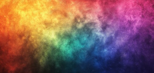 Poster - Vibrant Colorful Background Featuring a Spectrum of Rainbow Hues with Soft Texture and Abstract Elements Ideal for Various Creative Design Projects