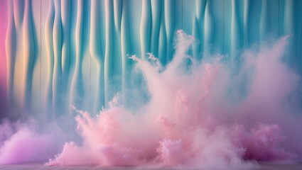 Aufkleber - soft swirls of pastel hues. For the design's background surface. Gradient backdrop appears dreamy. Composed of numerous elements. Delightful for book covers and paper design. Abstract stripes, serv...