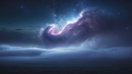 celestial dust in the october skies.