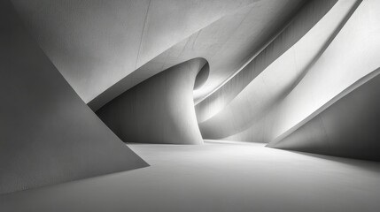 Poster - Abstract gray empty room wall background