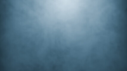Fototapete - Soft mist envelops a serene blue background, providing a calming and tranquil environment ideal for artistic expressions or design work. subtle hues evoke a sense of depth and calm. 3d render