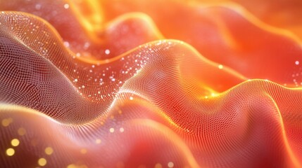 Leinwandbilder - abstract technology particles mesh background