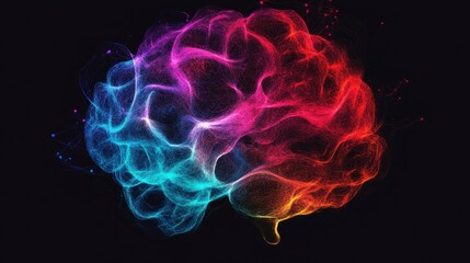 Poster - Colorful Neural Network: A Vivid Exploration of Brain Activity and Synaptic Connections