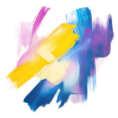 Poster - Vibrant Abstract Brush Strokes in Bright Colors Creating Dynamic Energy and Movement on Canvas for Artistic Backgrounds and Creative Projects