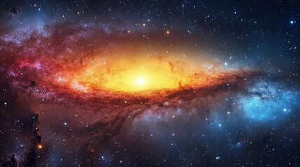 the silence of space is almost tangible, as the vastness of the universe unfolds in every direction.
