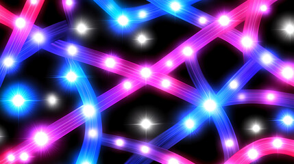 Poster - Vibrant light show abstract background digital art colorful patterns nighttime visual concept for modern design