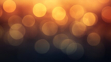 Wall Mural - Warm Golden Bokeh Background