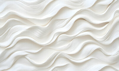 Poster - Wavy Texture of White Paper for Stylish Background and Design Use