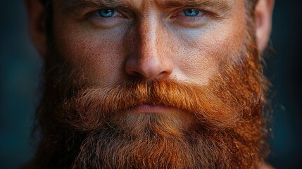 Aufkleber - Portrait of a bearded man, great for editorial or commercial use