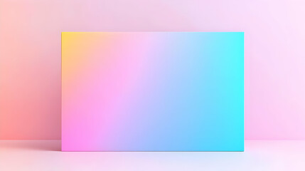 Poster - Soft Gradient Background in Pastel Tones for Artistic Projects