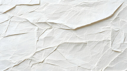 Poster - Textured Paper Surface with Creases and Wrinkles for Background