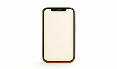 Poster - Blank Smartphone Screen in Minimalistic Design for Mockup Purposes