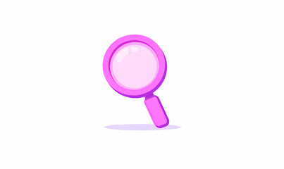 Poster - Colorful Magnifying Glass Icon for Creative Design Projects