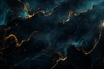 Poster - Dynamic cosmic abstract art digital creation universe dark background artistic view space concept