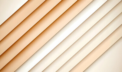 Poster - Abstract Layers of Neutral Tones in Diagonal Arrangement for Design