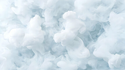 Poster - Soft White Smoke Texture Background for Creative Projects and Design