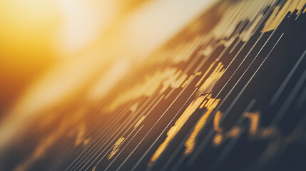 Poster - Analyzing financial trends global markets data visualization digital environment close-up economic insights