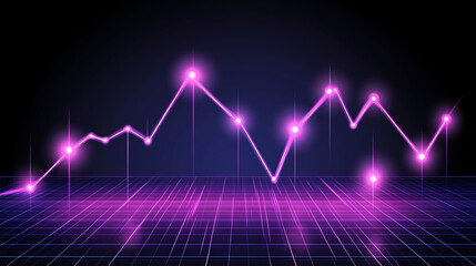 Poster - Dynamic financial data analysis digital workspace infographic visualization futuristic design aerial view business insights