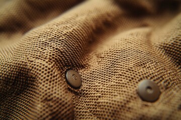 Poster - A close-up of a shirt with visible buttons