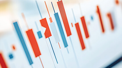 Poster - Market trends analysis financial sector chart data digital environment close-up view investment insights
