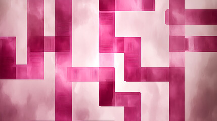 Poster - Abstract geometric patterns digital art colorful design modern aesthetic creative viewpoint