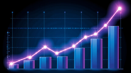 Poster - Data visualization trends business sector infographic digital environment analytical viewpoint growth insights