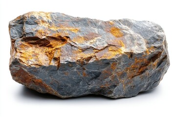 Poster - A single rock sitting on a white surface
