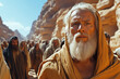 © Serhii - Moses guides the weary Israelites through the arid desert landscape on their epic journey