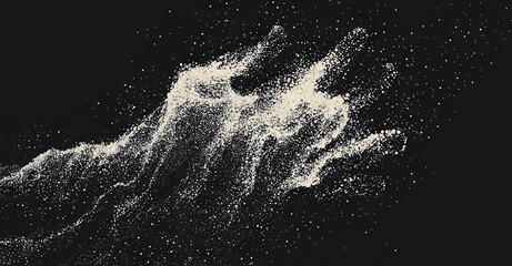 Poster - A futuristic network that connects the dots, set against a computer-generated abstract background