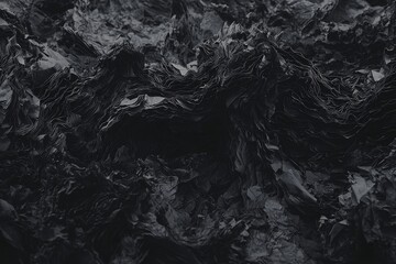 Poster - Gray paper was formed into geometric shapes to create an abstract background