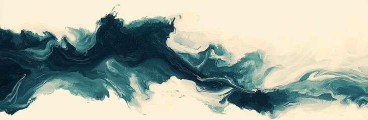 Poster - A modern background illustration featuring unobtrusive, colorful, and curvy waves in dark slate gray, ash gray, and dark gray hues