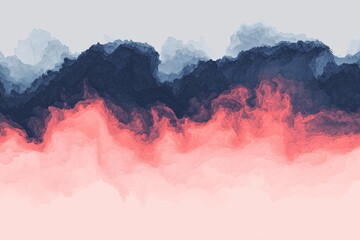 Poster - Soft abstract textures and a grainy gradient combine to form a bright holographic background