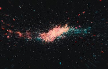 Poster - This stock image is an abstract representation of ultra-futuristic technological backgrounds