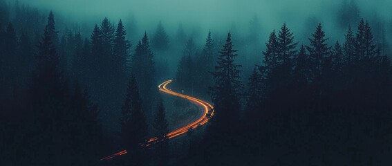 Poster - Stock creates an image of laser beams that are luminous, abstract, and sparkling, isolated on a transparent background, with trails of light from accelerated speed motion on a night road and a