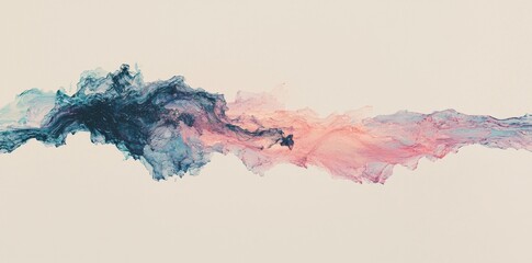 Poster - A glossy and transparent 3D illustration of a wavy line with a rainbow-colored fluid flow, curved shape, and holographic gradient texture, complete with dispersion light, creates a stunning visual