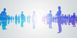 © metamorworks - Multinational group of people and digital technology concept visual