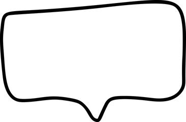 Poster - Blank speech bubble vector ideal for creating dialogue, questions, or exclamations in comics, social media, or educational materials