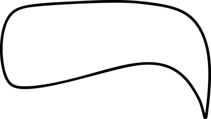 Poster - Blank speech bubble vector ideal for creating dialogue, questions, or exclamations in comics, social media, or educational materials for comics