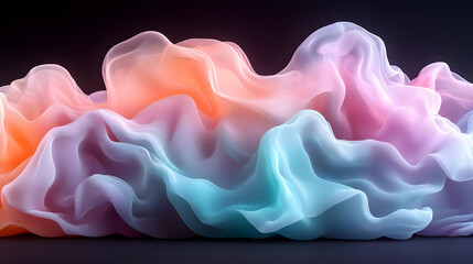 Poster - Abstract Colorful Fluid Forms With Gradient Colors