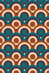Poster - Abstract circle pattern background, geometric circle pattern background