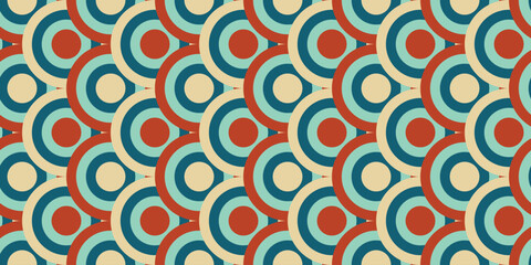 Poster - Abstract circle pattern background, geometric circle pattern background