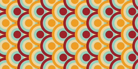 Poster - Abstract circle pattern background, geometric circle pattern background