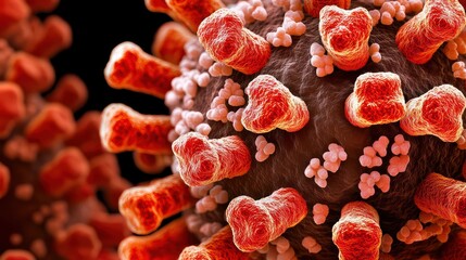 Poster - Close-up View of Coronavirus Structure and Microscopic Details of Viral Particles
