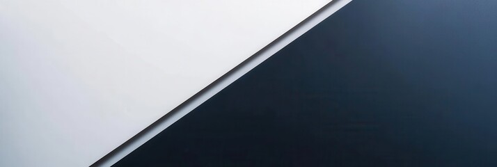 Fototapete - Modern and minimalist background featuring geometric lines in soft gray and navy blue for design applications Generative AI