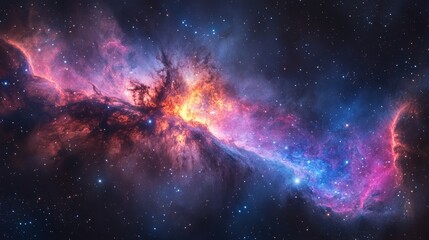 cosmic nebula stellar cloudscape