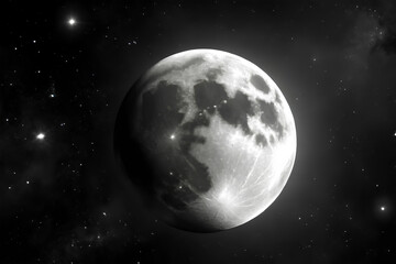 Wall Mural - moon and earth