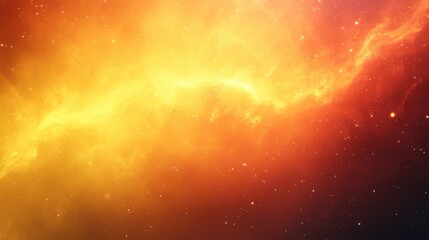 Wall Mural - Yellow and orange background with a lot of stars