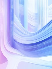 Fototapete - Futuristic paper art merging layered cut outs with digital grids for cyber politics and digital rights Generative AI