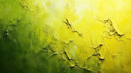 Poster - A textured abstract background featuring a gradient of green and yellow hues, creating a vibrant and organic feel.
